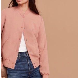 Aritzia Wilfred Poussin Bomber Jacket XS